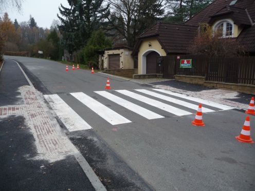 Nový přechod na Senohrabské - z Ježova do ulice Husova Nový přechod na Senohrabské - z Ježova do ulice Husova